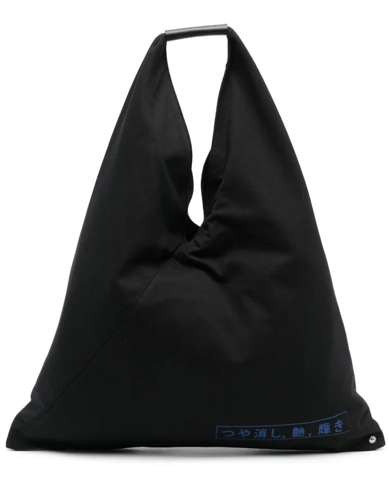 Maison Margiela Japanese Shopper - Schwarz Schwarz