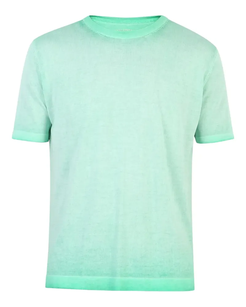 Original Vintage Style T-Shirt mit rundem Ausschnitt - Grün Grün