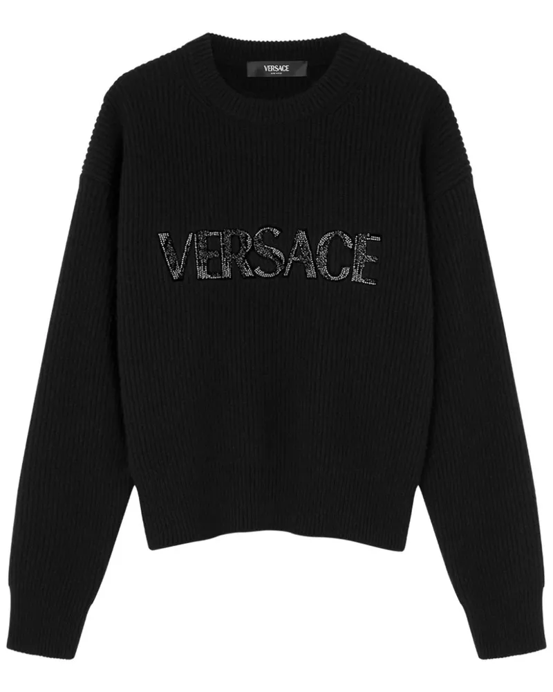 Versace Cielo Stellato Pullover - Schwarz Schwarz