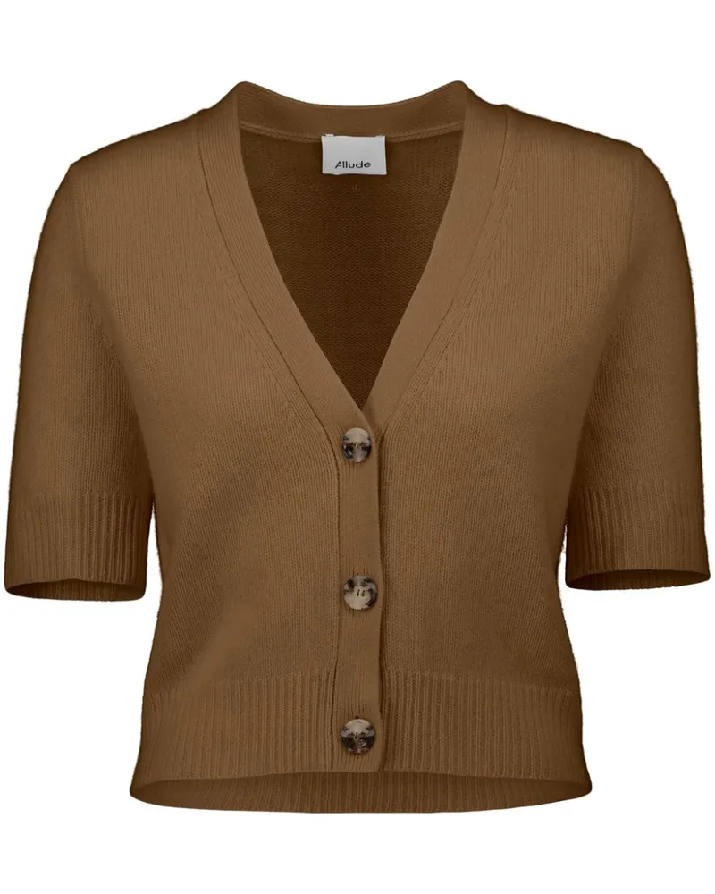 ALLUDE Cardigan aus Kaschmir - Braun Braun