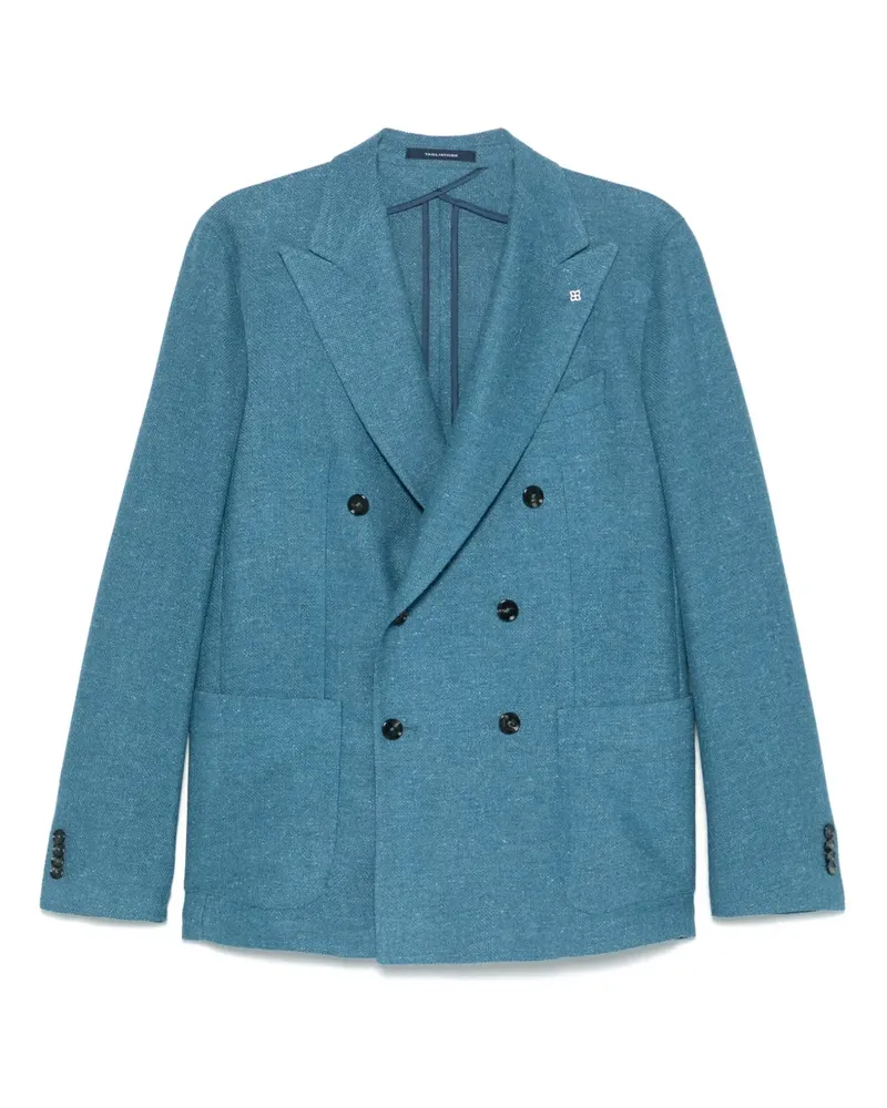 Tagliatore Doppelreihiges Sakko - Blau Blau