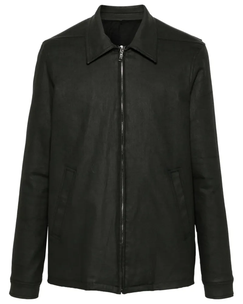 Rick Owens Brad Jacke - Schwarz Schwarz