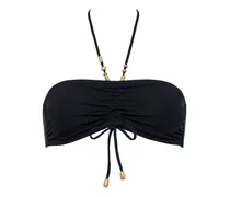 Melia Bandeau-Bikinioberteil - Schwarz
