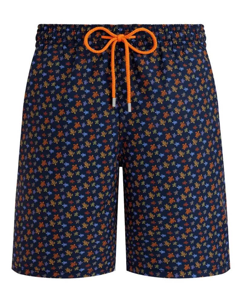 Vilebrequin Badeshorts mit elastischem Bund - Blau Blau