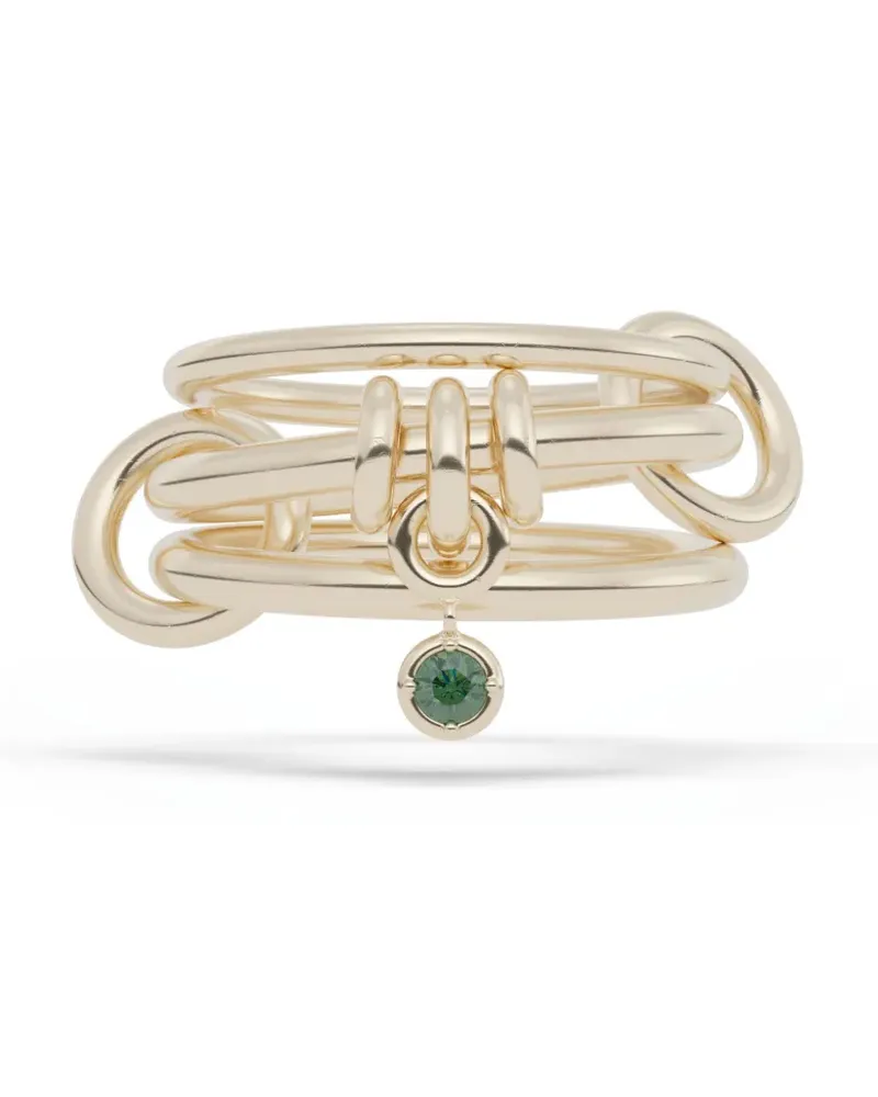 Spinelli Kilcollin 18kt Piera YG Gelbgoldring mit Smaragd Gold