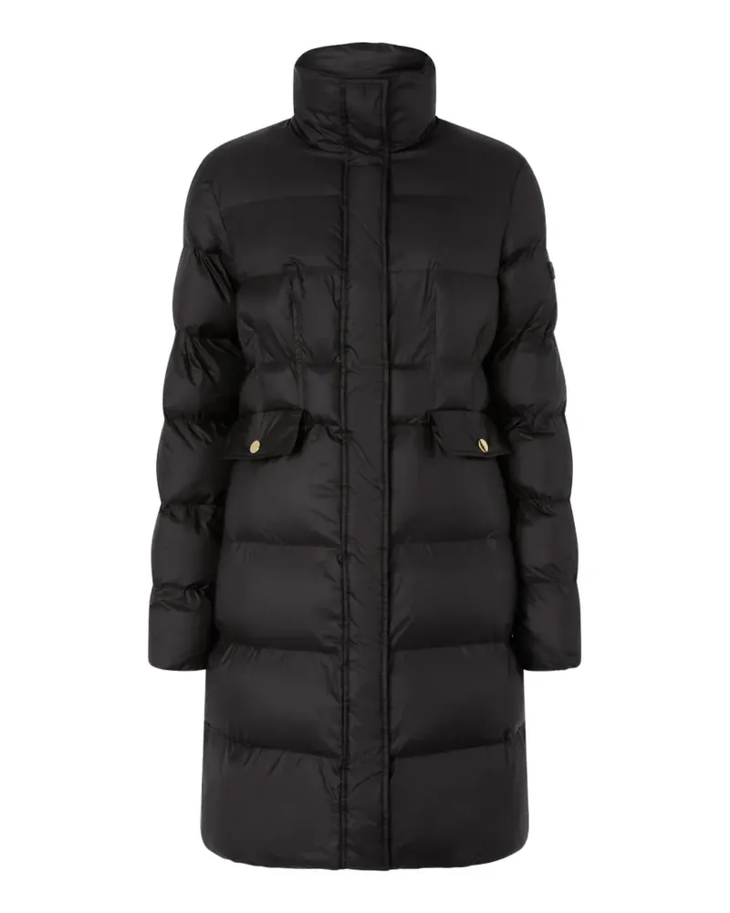 Pinko Wattierter Usoa Mantel - Schwarz Schwarz