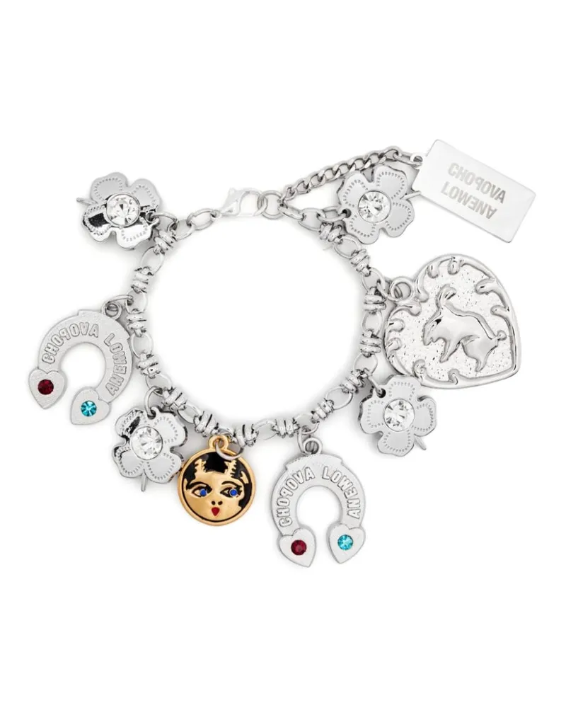 CHOPOVA LOWENA Armband mit Anhängern - Silber Silber