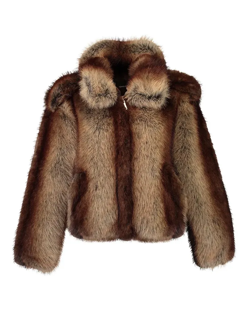 Retrofête Segrid Bomberjacke - Braun Braun