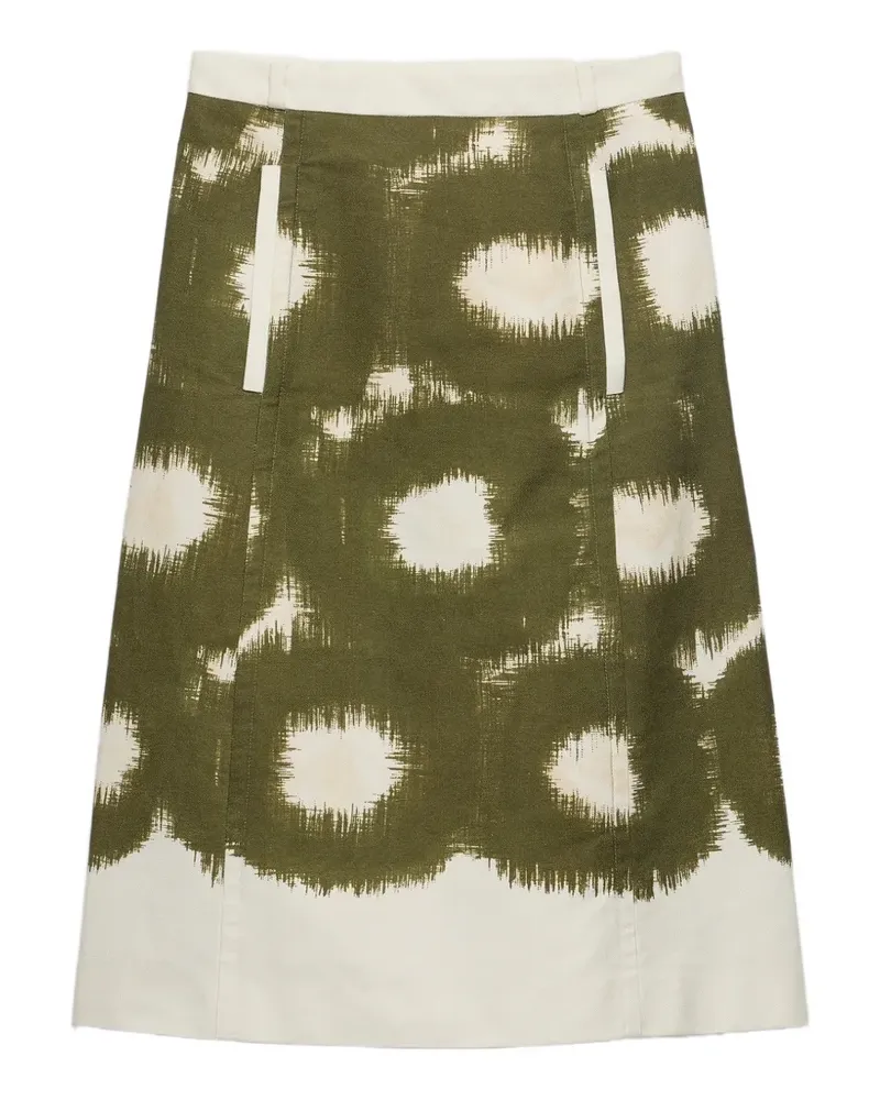 Prada printed canvas skirt - Grün Grün