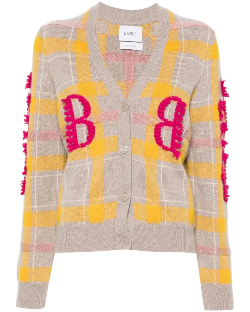 Barrie Kaschmir-Cardigan mit Logo - Nude Nude