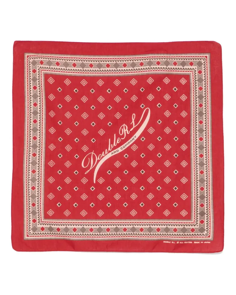 Ralph Lauren Schal mit geometrischem Print - Rot Rot