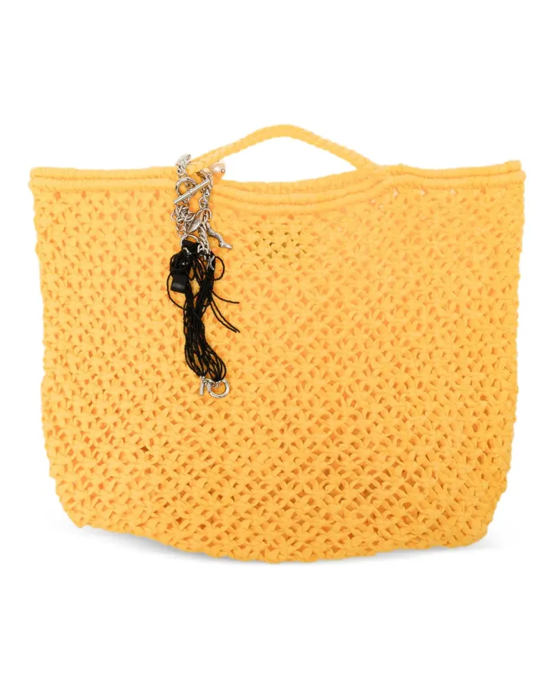 Toga Gestrickte Handtasche - Gelb Gelb