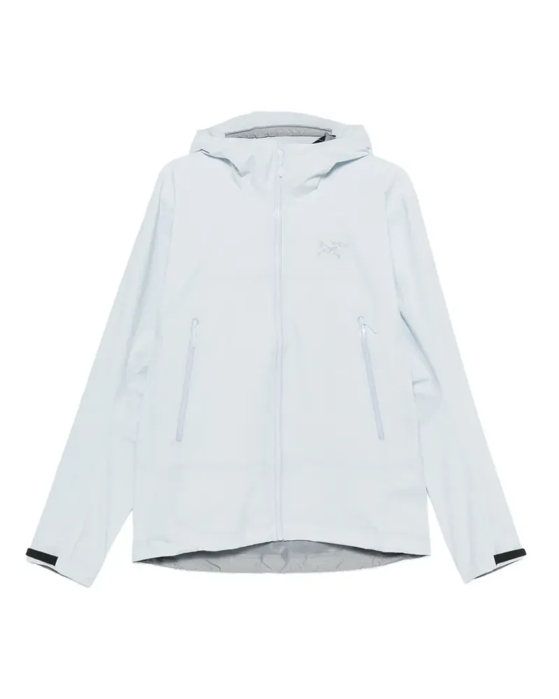 Arc'teryx logo-embroidered hooded jacket - Blau Blau