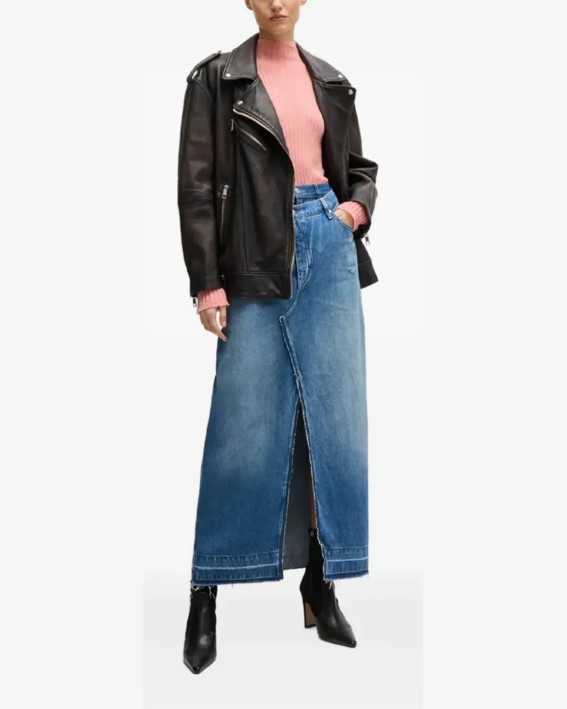 HUGO BOSS Maxirock aus Denim - Blau Blau