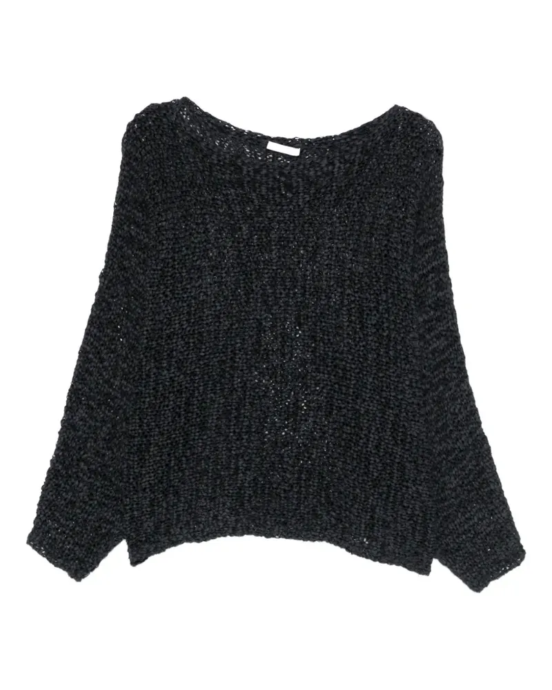 Haikure Jenna open-knit sweater - Grau Grau