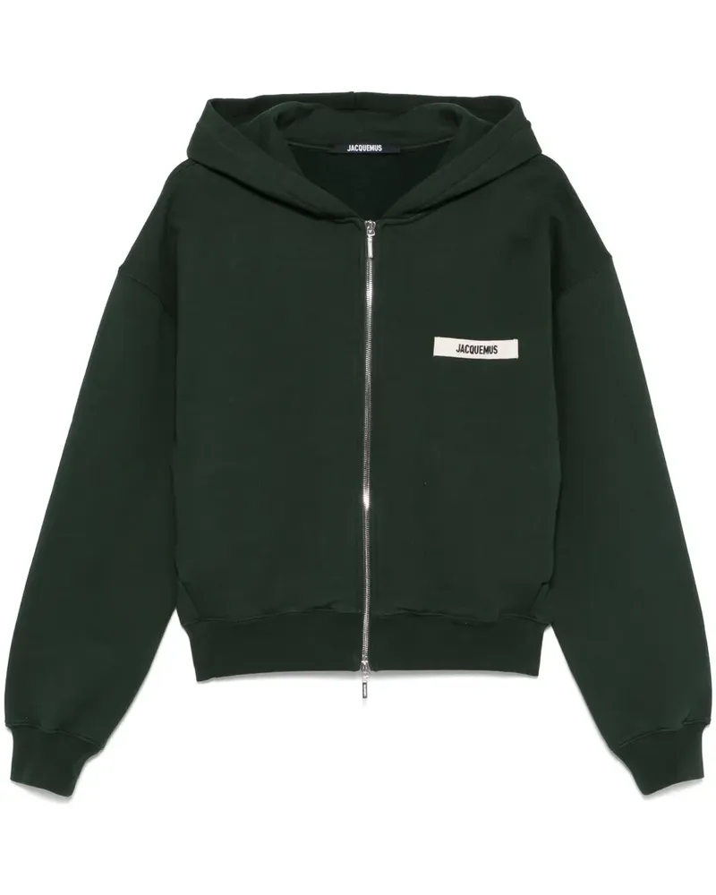 Jacquemus Le Hoodie Gros Grain Hoodie - Grün Grün