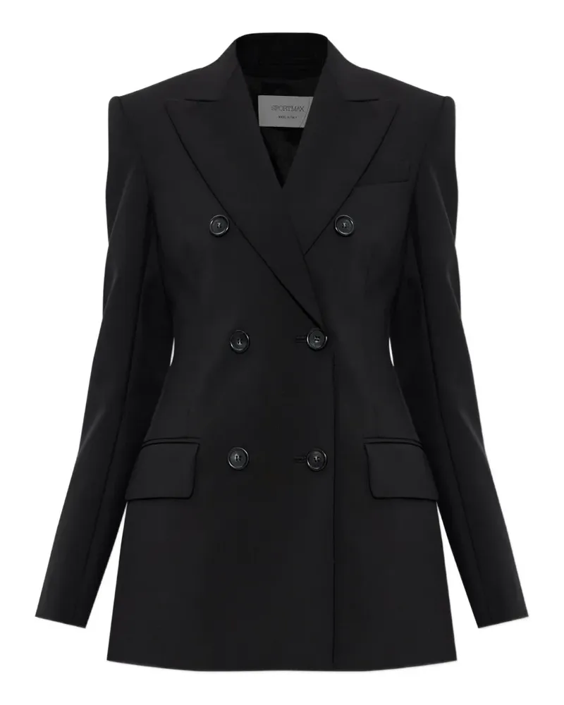 SPORTMAX Doppelreihiges Sakko - Schwarz Schwarz