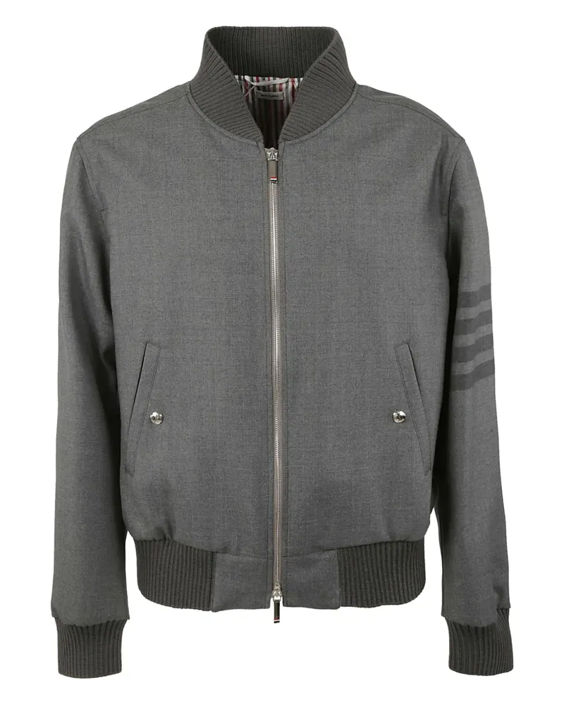 Thom Browne Gerippte Jacke - Grau Grau