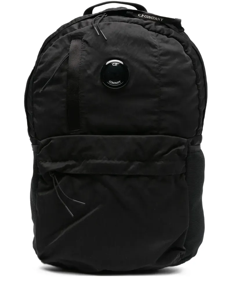 C.P. Company Rucksack mit Linsen-Detail - Schwarz Schwarz