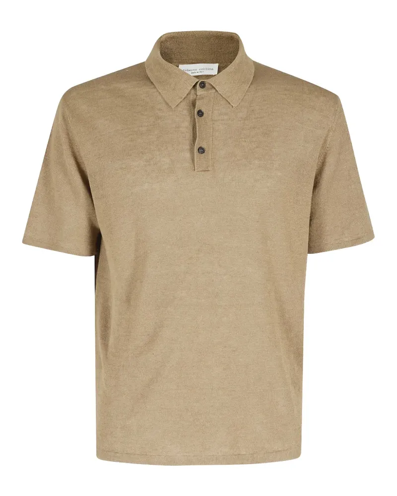 Roberto Collina buttoned polo shirt - Nude Nude
