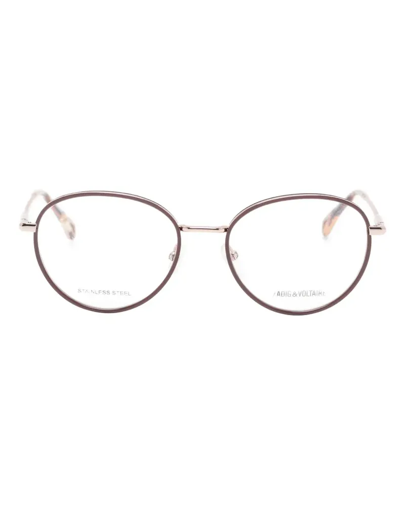 Zadig & Voltaire round-frame glasses - Braun Braun