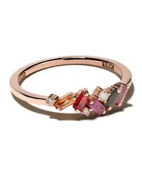 Suzanne Kalan 18kt 'Rainbow Fireworks' Rotgoldring Rosa