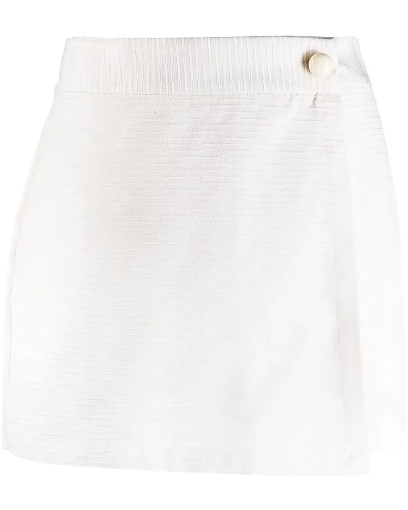 Adriana Degreas Gewickelte Shorts - Weiß Weiß