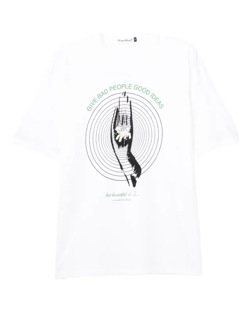 Undercover T-Shirt mit grafischem Print - Weiß Weiß