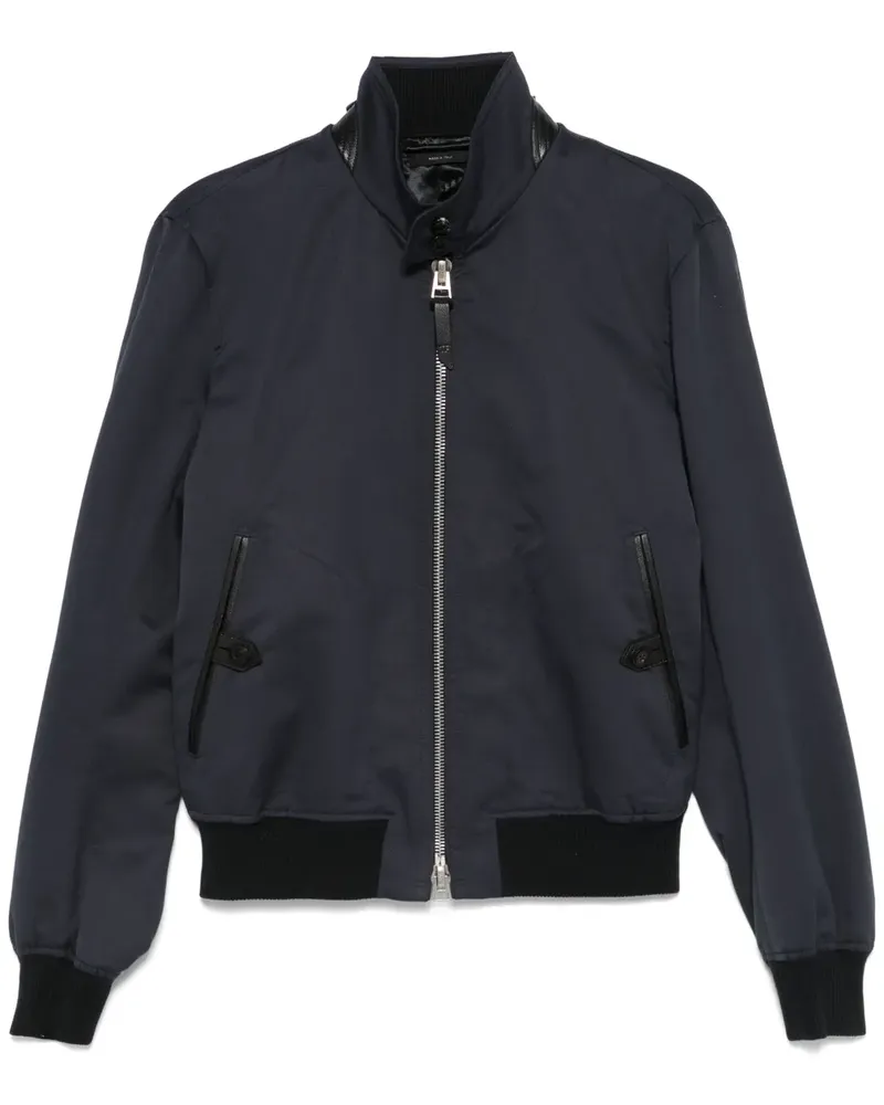 Tom Ford Klassische Harrington-Jacke - Blau Blau