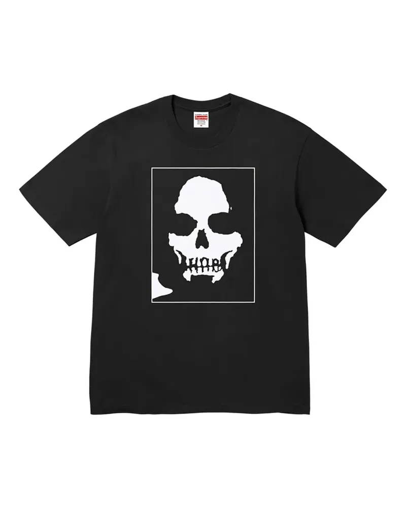 Supreme Being T-Shirt mit Totenkopf - Schwarz Schwarz
