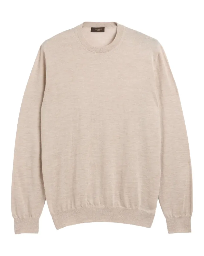 Slowear Pullover mit schmalem Schnitt - Nude Nude