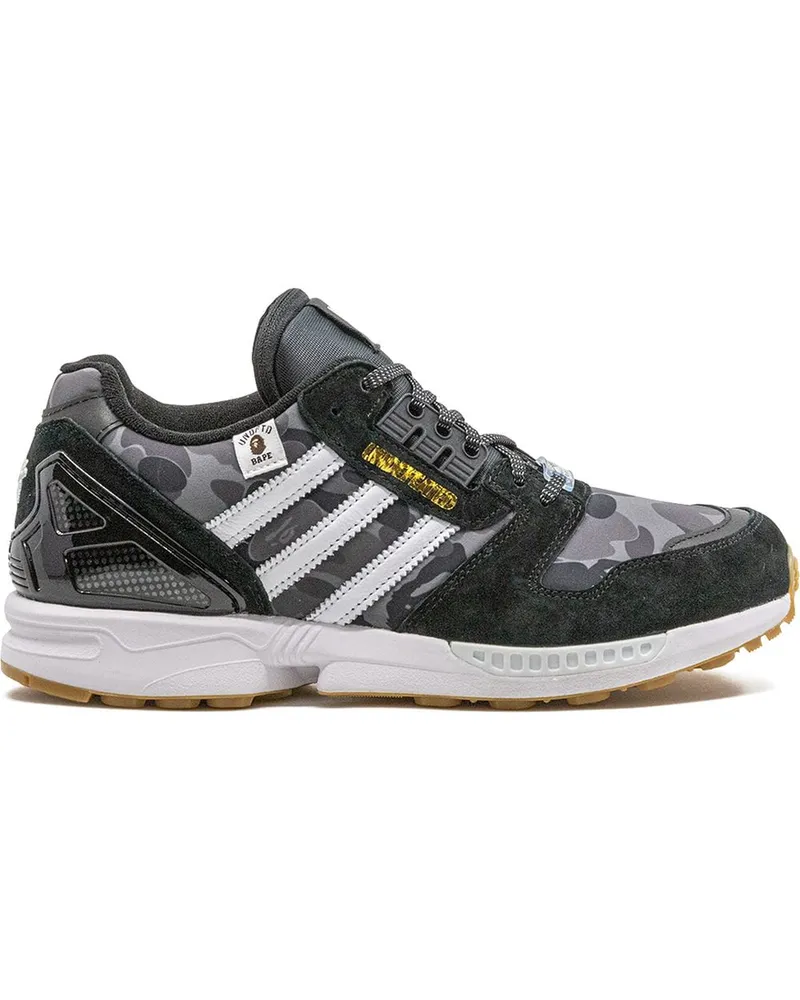 adidas ZX 8000 BAPE x Undefeated - Black Sneakers - Schwarz Schwarz
