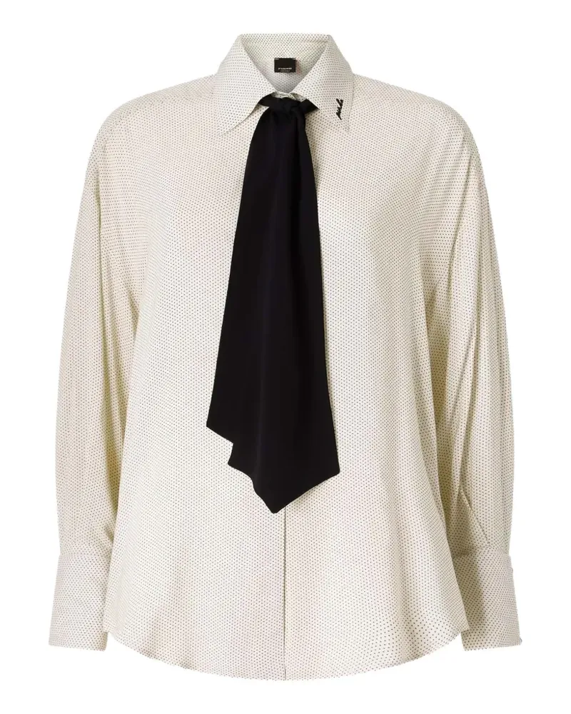 Pinko Hemd mit Polka Dots - Nude Nude