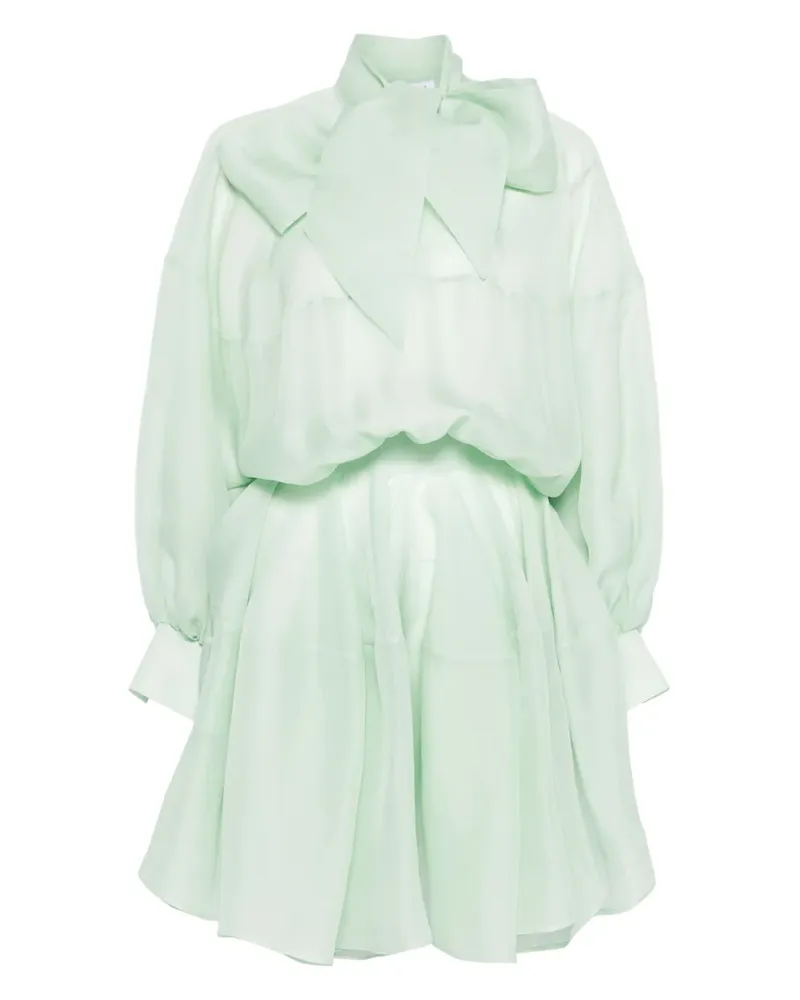 Viktor & Rolf Minikleid mit Schluppe - Grün Grün