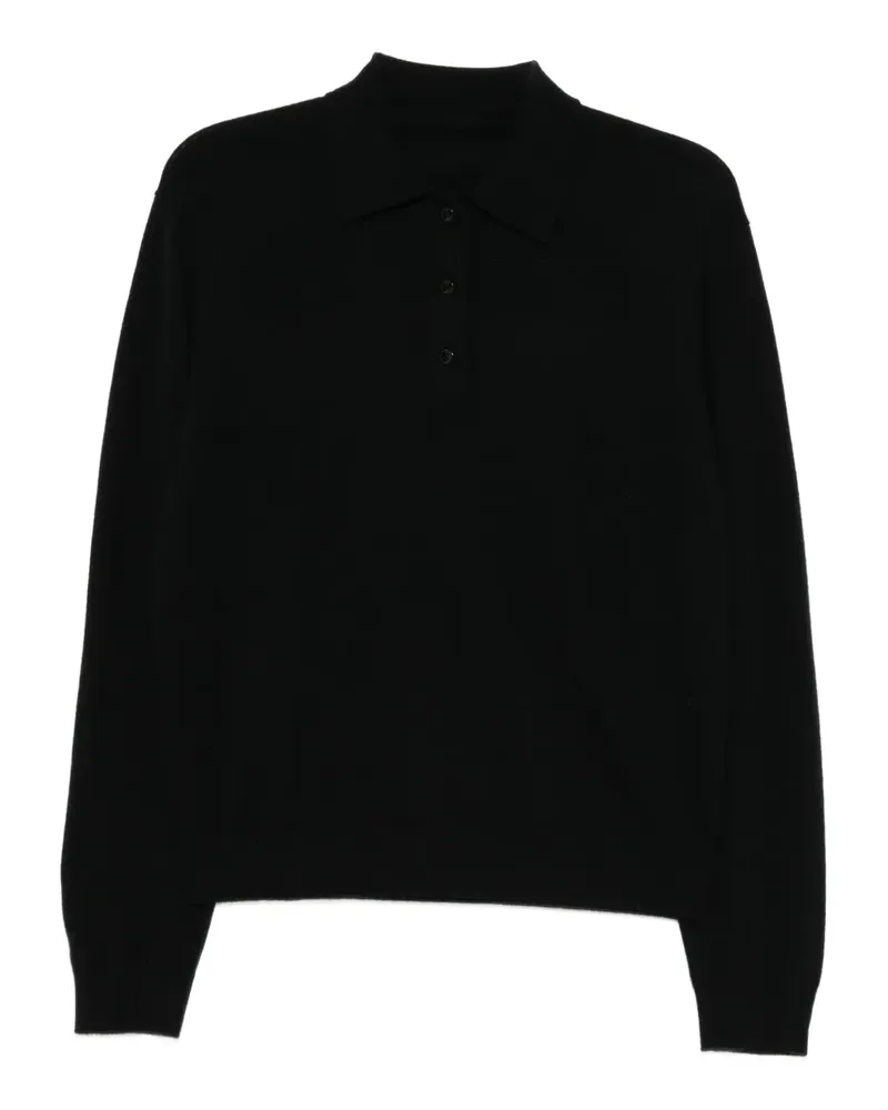 JNBY Gestricktes Poloshirt - Schwarz Schwarz