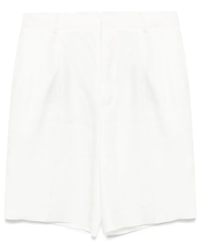 Ermenegildo Zegna Shorts aus Leinen - Weiß Weiß