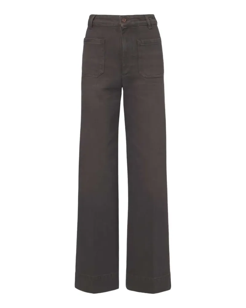 Victoria Beckham Jeans mit weitem Bein - Grau Grau