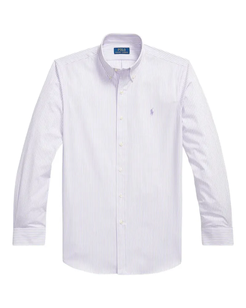 Ralph Lauren striped-pattern button-fastening shirt - Weiß Weiß