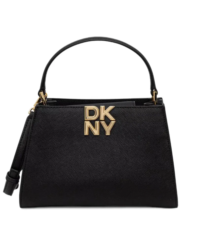 DKNY Foster Tote Bag mit Logo-Schild - Schwarz Schwarz