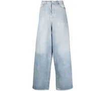 Weite Jeans im Destroyed-Look - Blau
