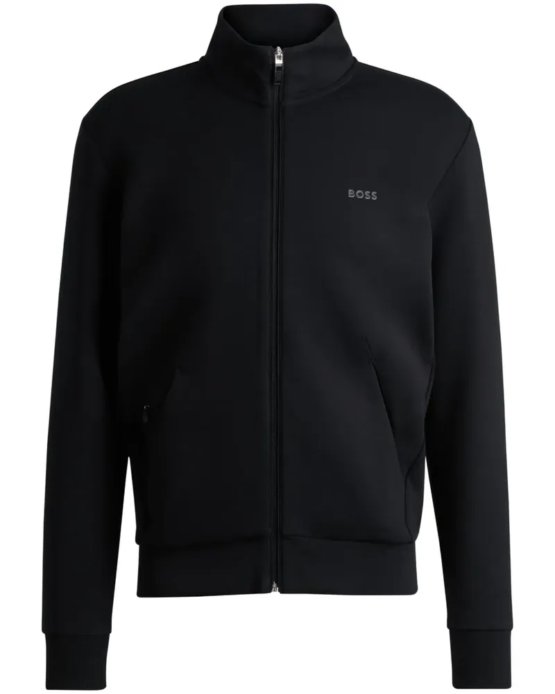 HUGO BOSS Sweatshirt mit Reißverschluss - Schwarz Schwarz