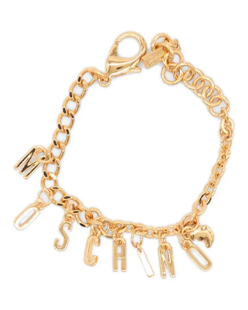 Moschino Kettenarmband mit Logo-Anhänger - Gold Gold