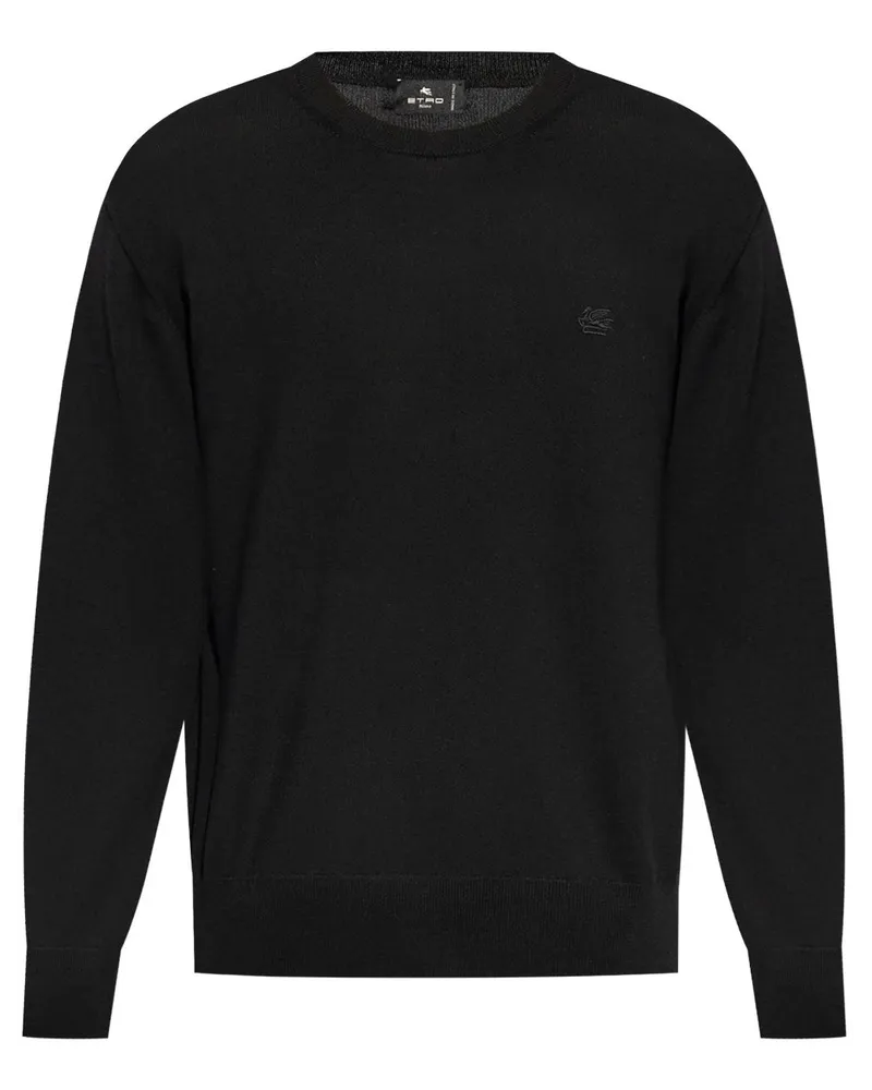 Etro Pullover aus Woll-Jacquard - Schwarz Schwarz