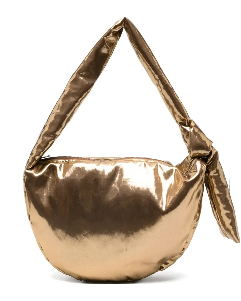 ALYSI Schultertasche im Metallic-Look - Gold Gold