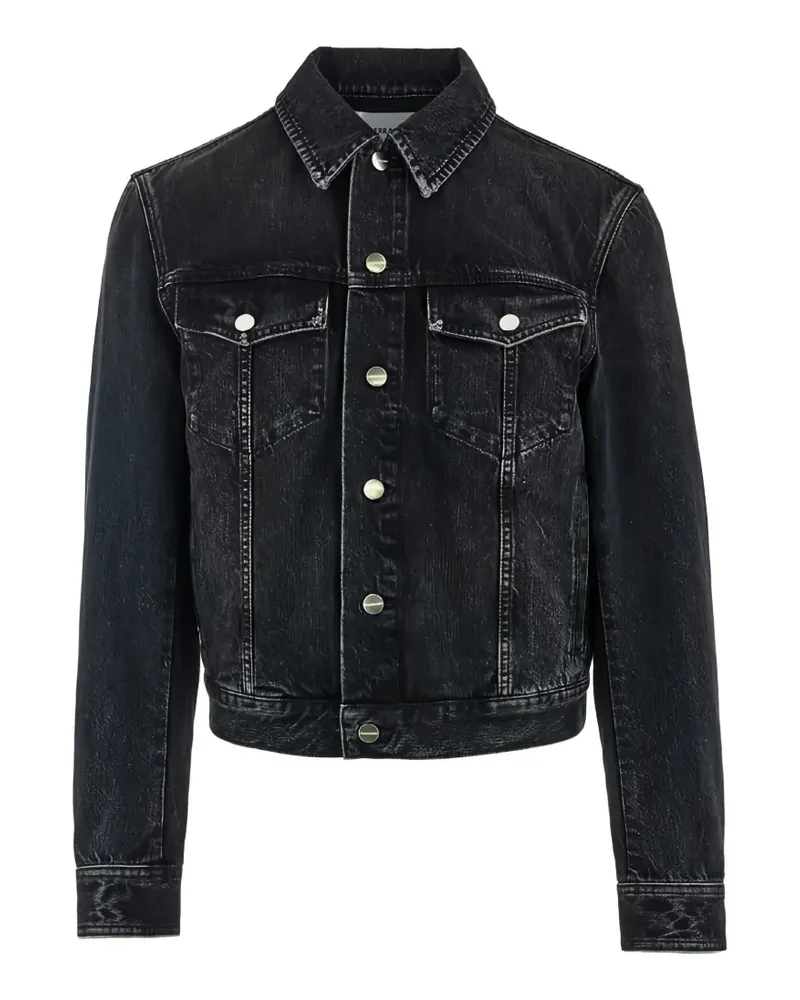 Ferragamo Klassische Jeansjacke - Schwarz Schwarz