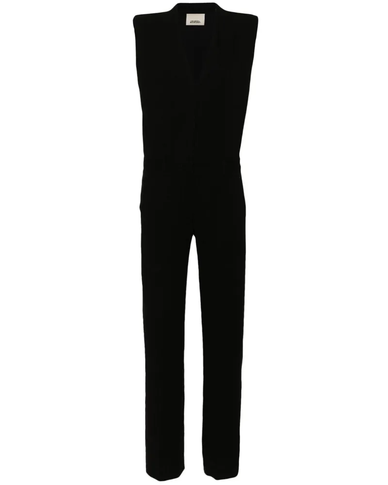Isabel Marant Ärmelloser Esmeral Jumpsuit - Schwarz Schwarz