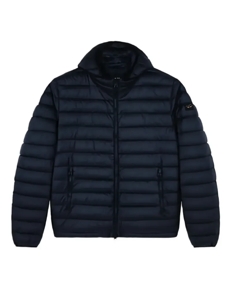Paul & Shark Gesteppte Kapuzenjacke - Blau Blau