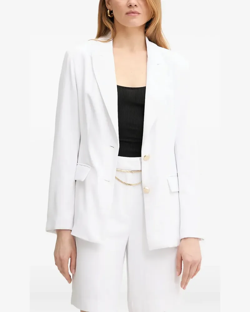 Fracomina single-breasted blazer - Weiß Weiß