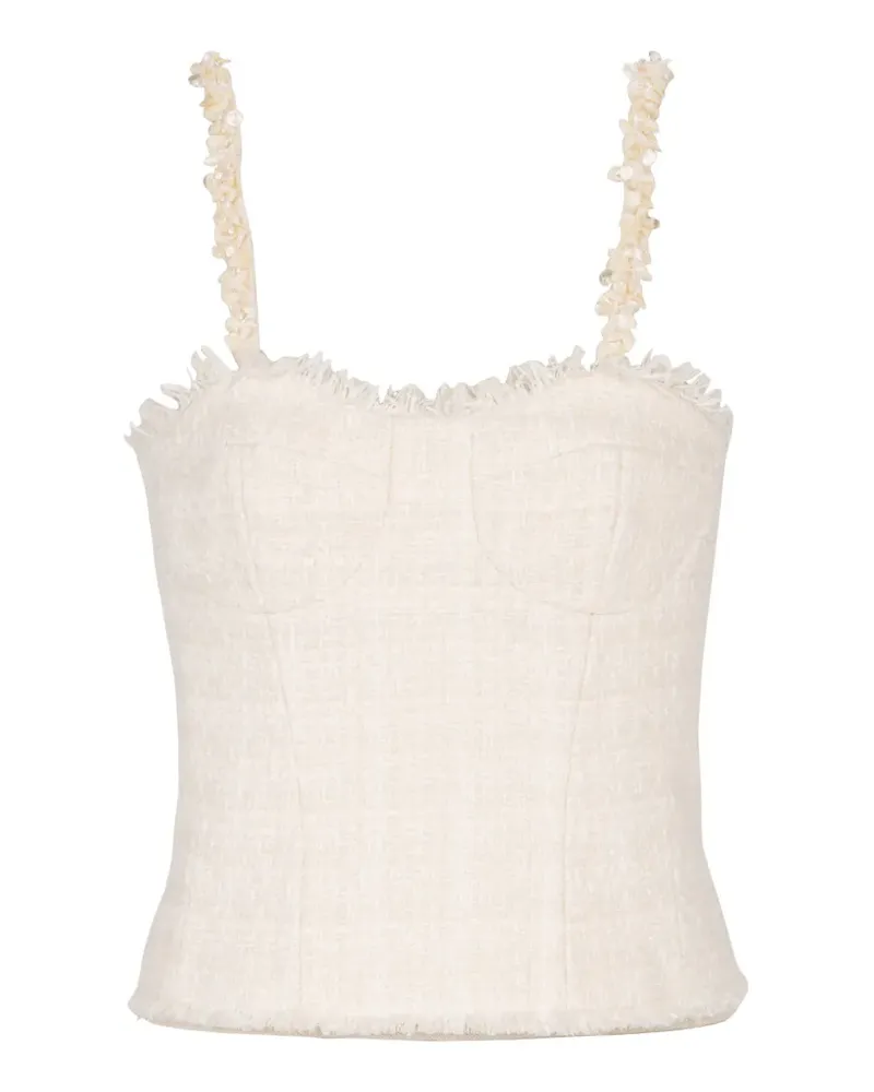 Balmain Ärmelloses Top - Nude Nude