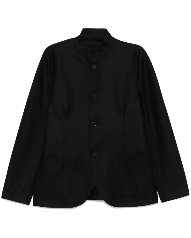 Harris Wharf London Nehru Jacke - Schwarz Schwarz